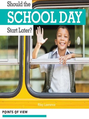 cover image of Should the School Day Start Later?